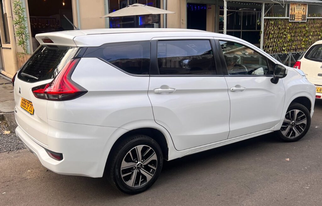 Mitsubishi Xpander Cross 7-Seater automatic car rental in Rose Hill, Mauritius.