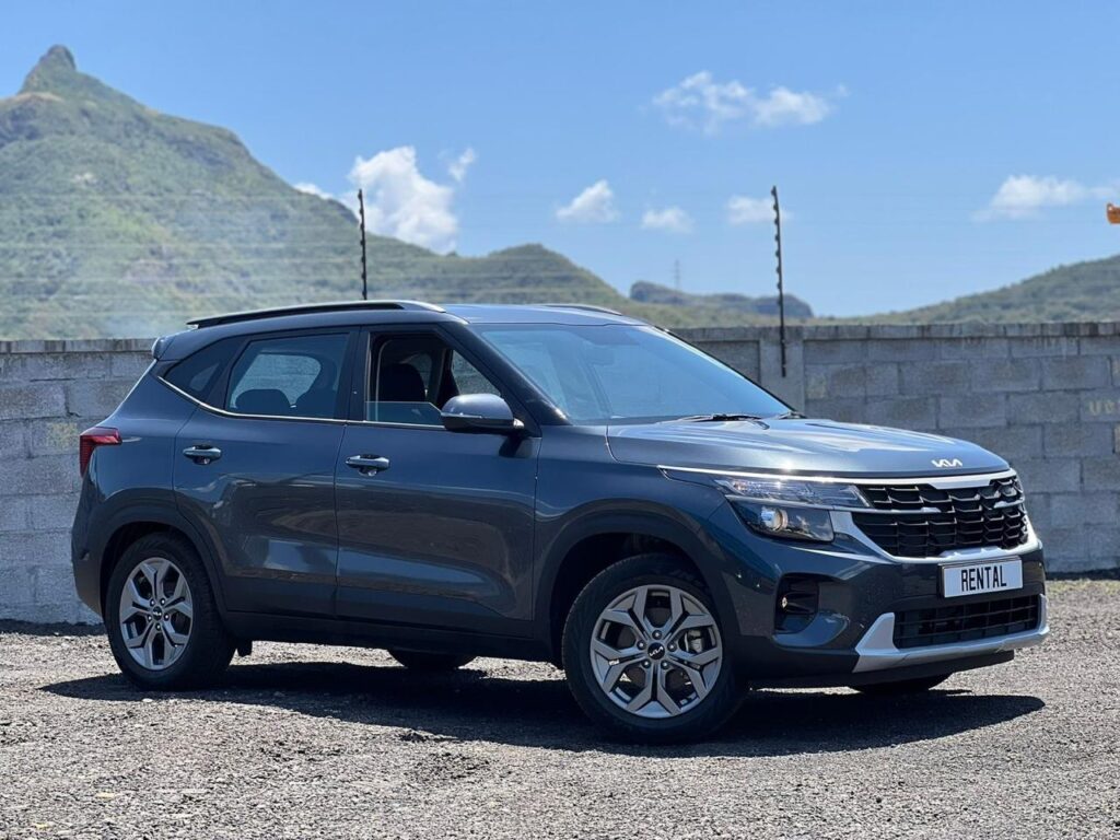Kia Seltos available for rent at Liberta Car Rental, Mauritius—enjoy a stylish and comfortable ride with this popular SUV.