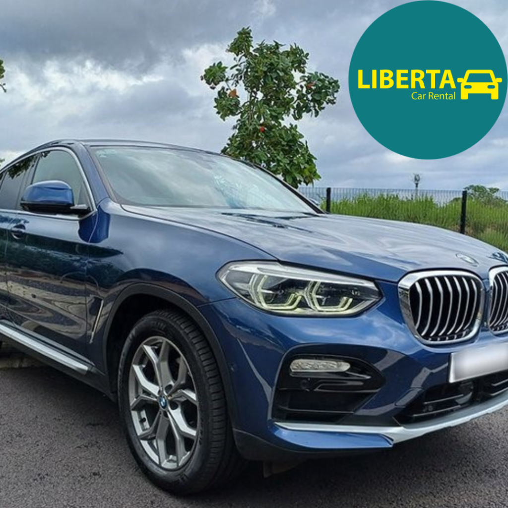 BMW X4 available for premium car rental at Liberta Car Rental, offering luxury and performance in Mauritius.