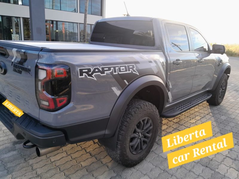 Ford Ranger Raptor V6 Petrol Rental in Mauritius - Ultimate Off-Road Adventure