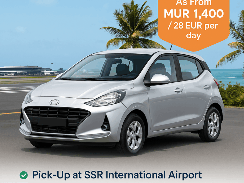 Explore Mauritius with Affordable Comfort: Rent a Hyundai Grand i10 Automatic