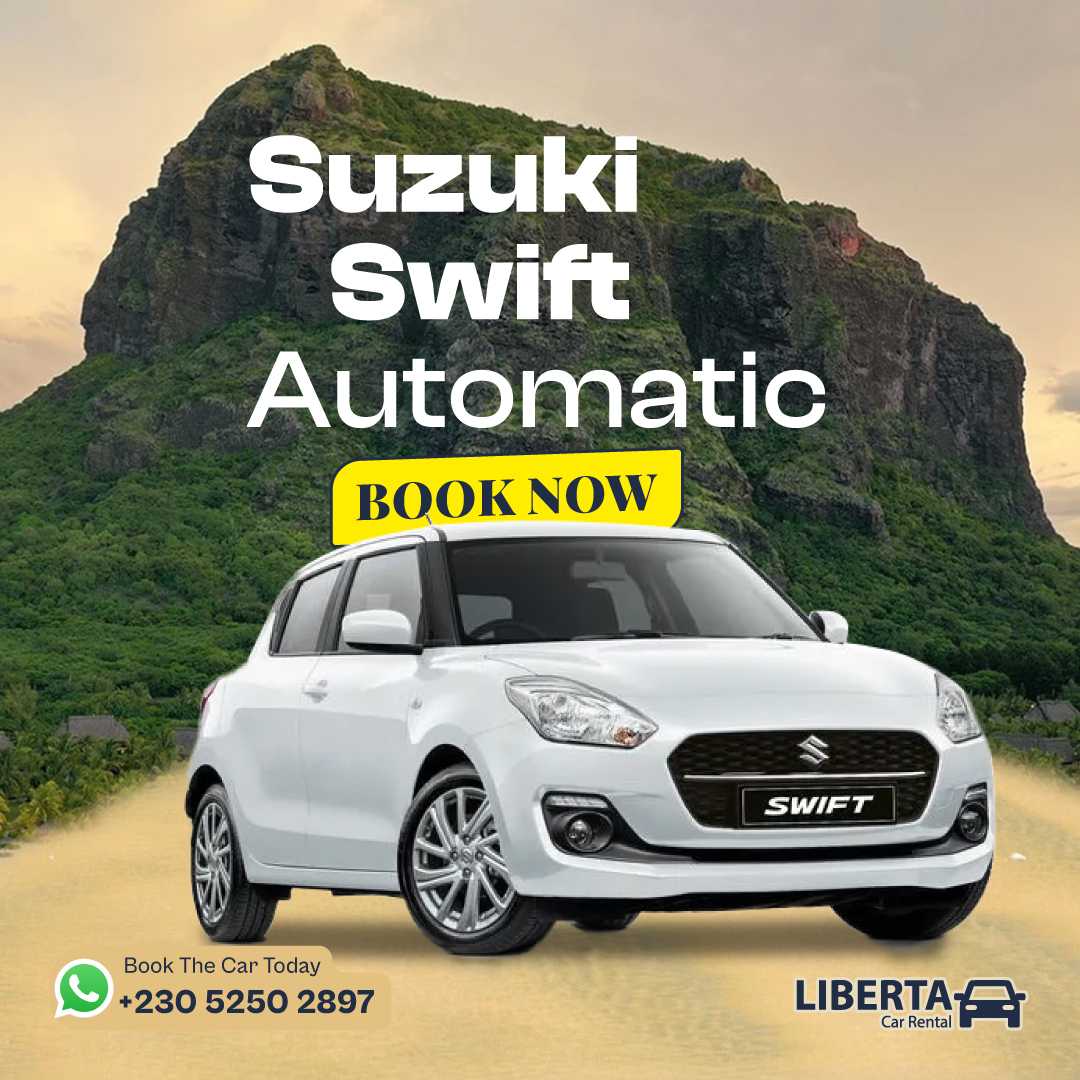 Discover the Best Rent Car Service with Suzuki Swift in Mauritius ...