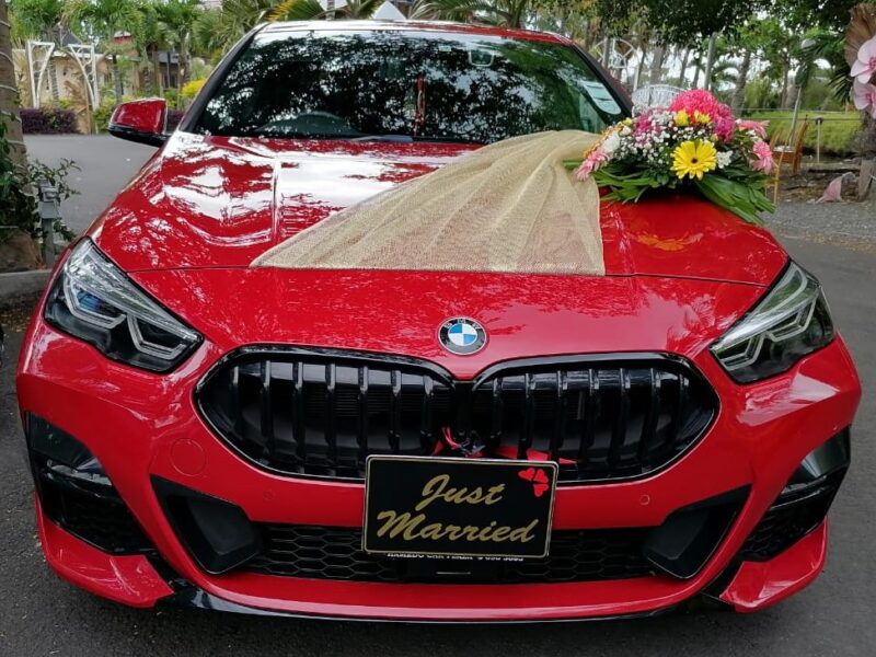 Luxury Wedding Car Rental with Driver in Mauritius