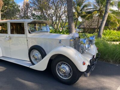 Timeless Romance: 1935 Rolls Royce Rental in Mauritius with Chauffeur