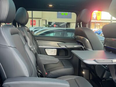 Mercedes V-Class at Mauritius airport for VIP pickup service.